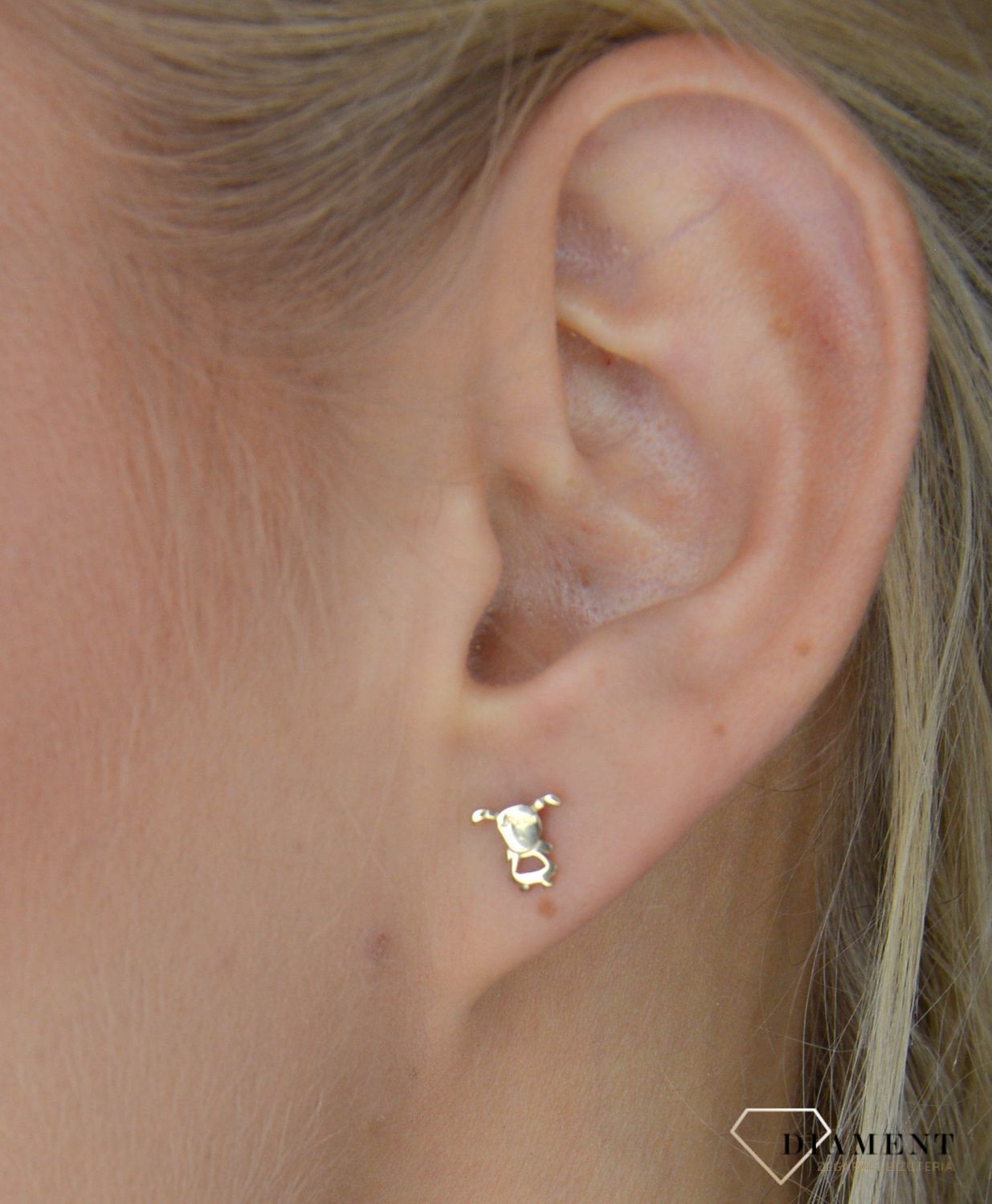 kolczyki złote dzieczynki, dziewczynka KL 7956.jpg